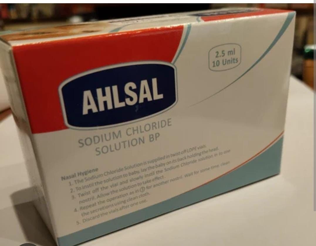 Ahlsal Sodium Chloride Solution 2.5 Ml X 10