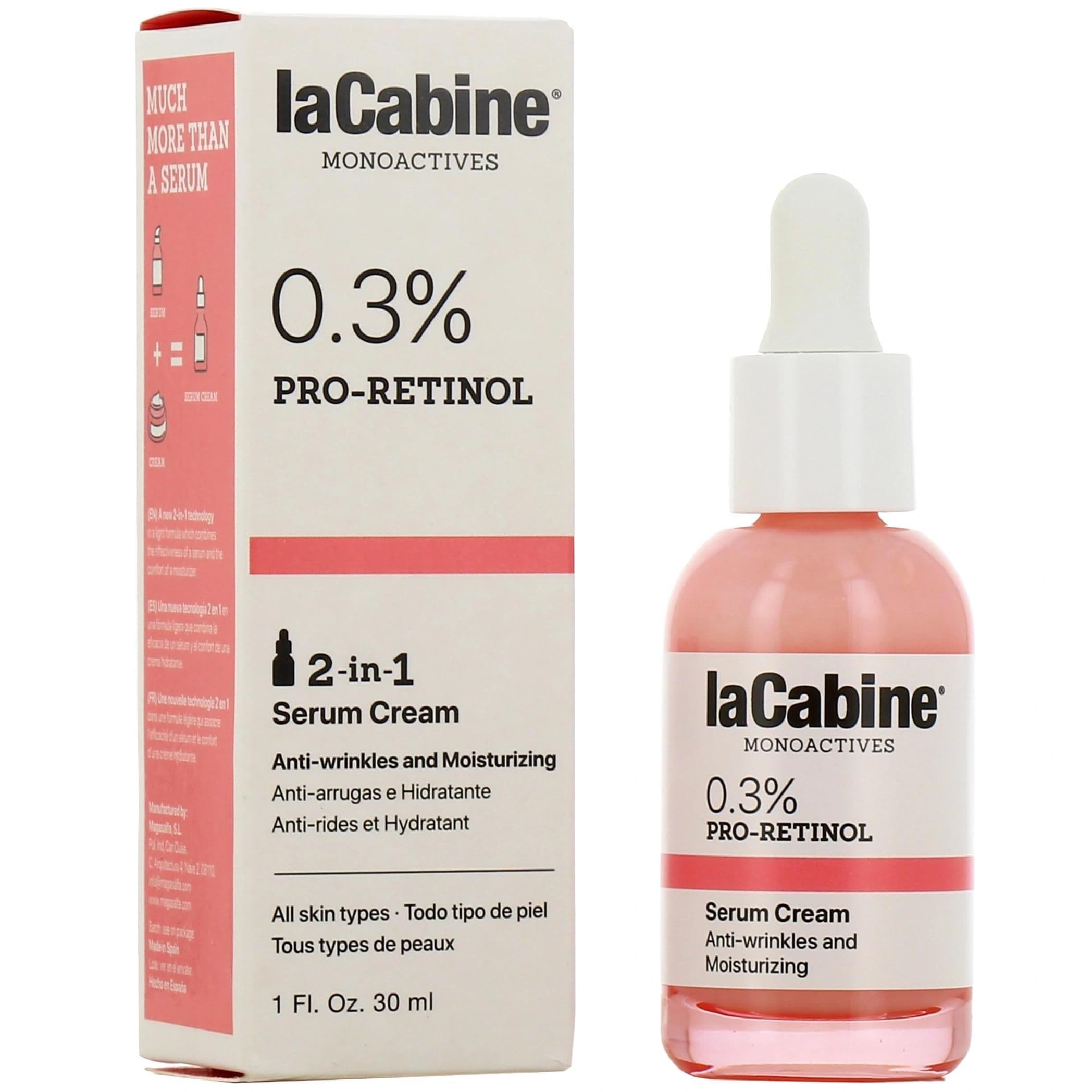 La Cabine 0.3% Pro-Retinol 2-In-1 Serum Cream 30Ml No.12866