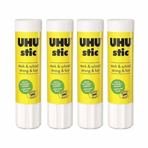 Uhu Glue Stick 8.2G 4 Pieces Pack