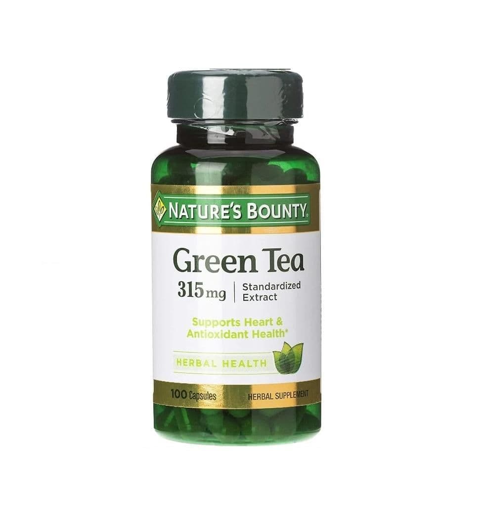 Natures Bounty Green Tea 315Mg 100 Capsules No.12717