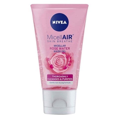 Nivea Face Wash Gel Rose Care Miscellar 150Ml