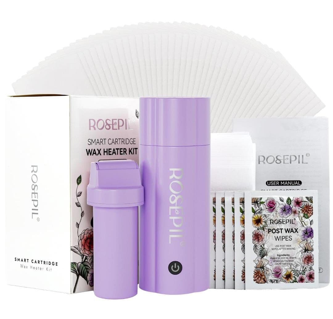 Rose Wax Hair Remover Purple Kit