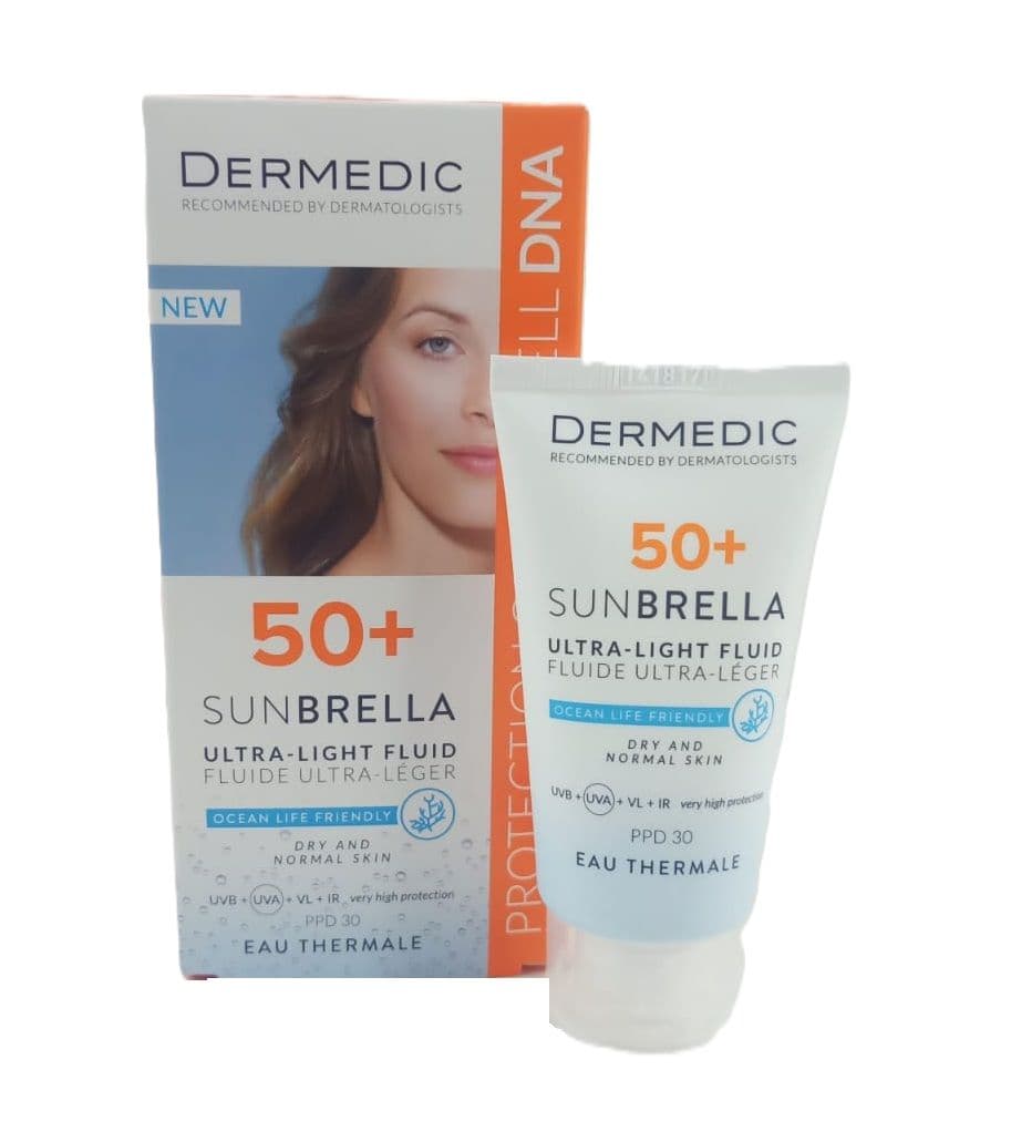 Dermedic Ultra-Light Fluid Spf 50+ Dry & Normal Skin 40Ml No.12892