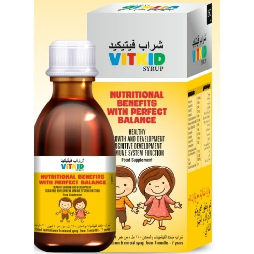 Vitkid Multivitamin & Mineral Syrup 150ML