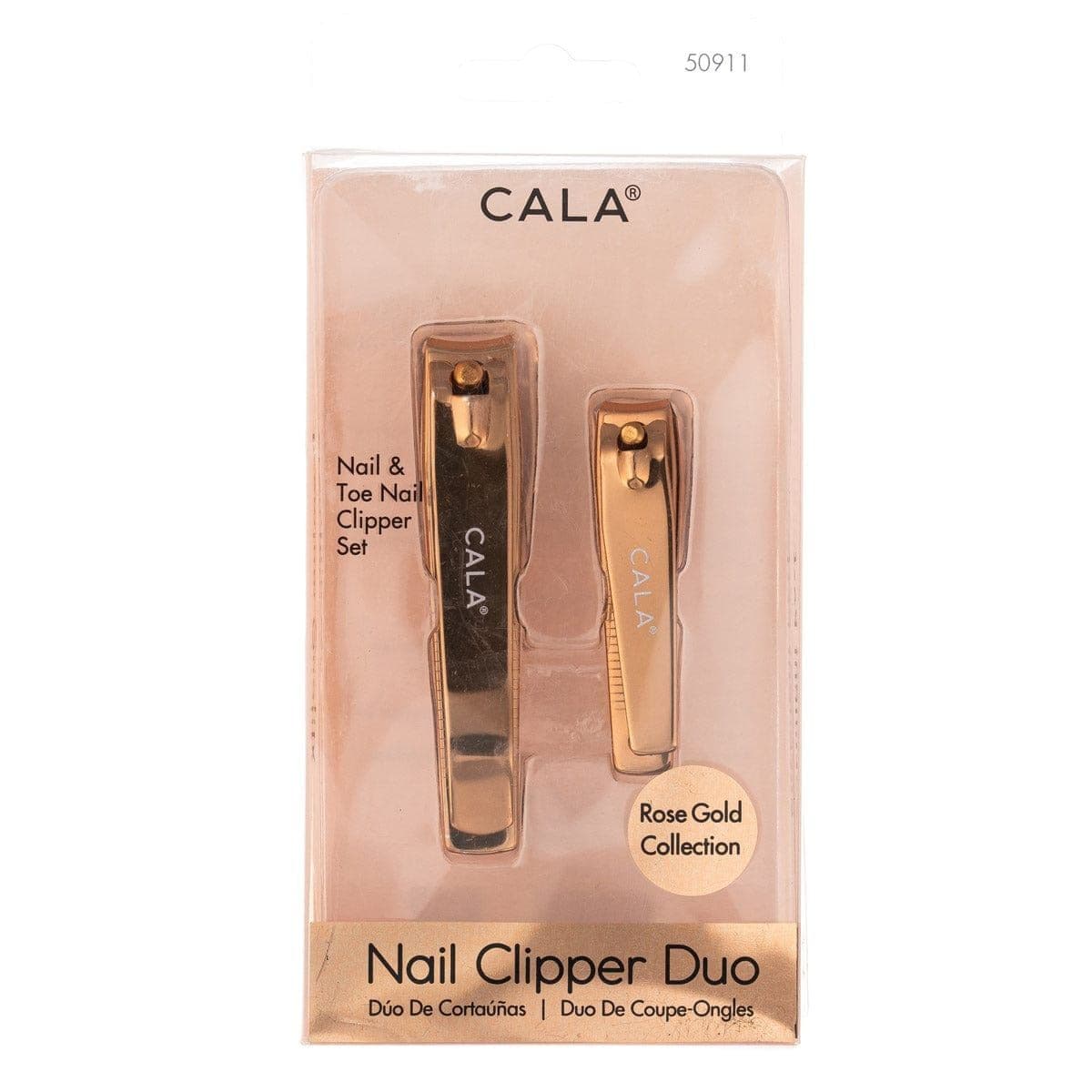 Cala -Nail Clipper Duo Rose Gold 50911