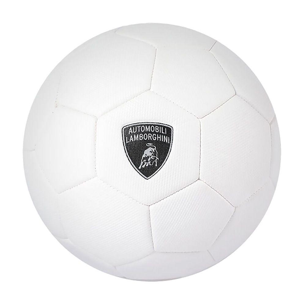 Lamborghini Sewing Pvc Soccer Ball (Size 3, White)