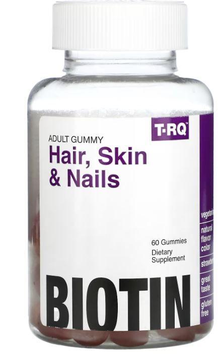 Trq Biotin Hair Skin & Nail Gummy 60S