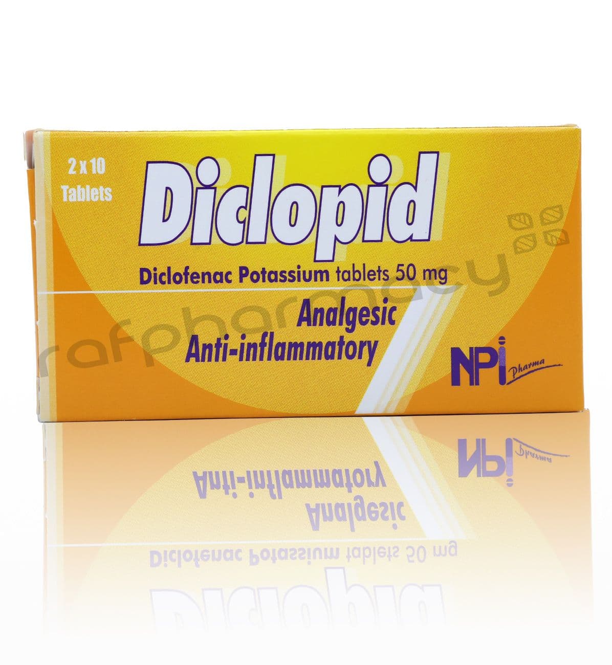 Diclopid 50Mg Tab 2X10 20`S