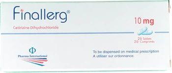 Finallerg 10 Mg Tab 20 S