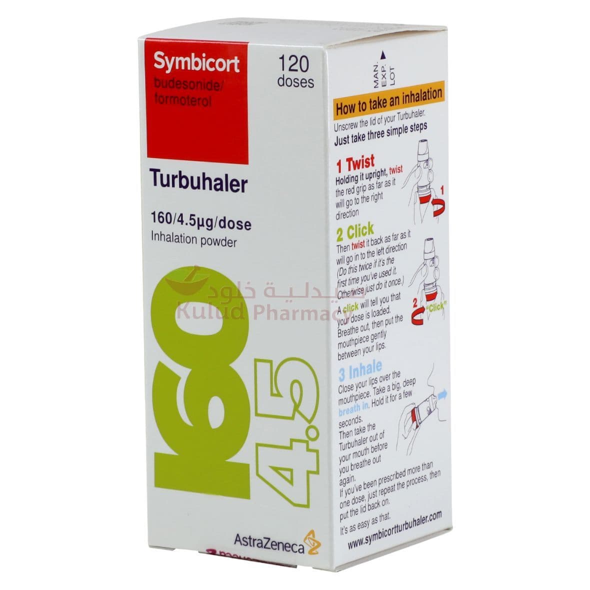 SYMBICORT 160/4.5 TURBUHALER 120 DOSE 120 DO