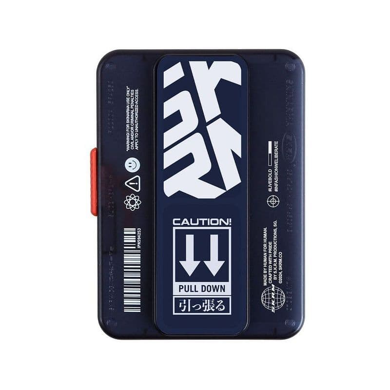 Skinarma Magnetic Cardholder With Grip-Stand ~ Phaze Blue