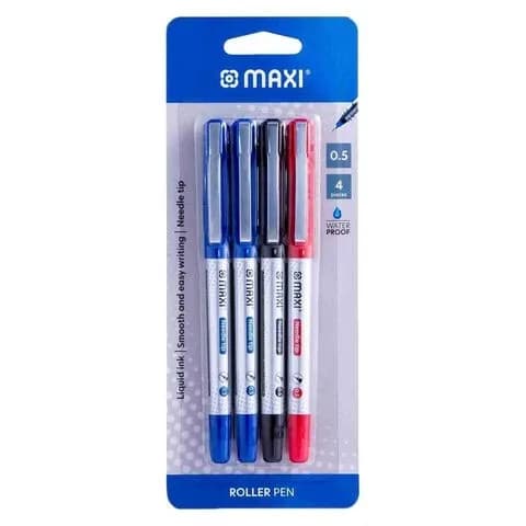 Maxi Gel Pen 4Pieces Multicolour