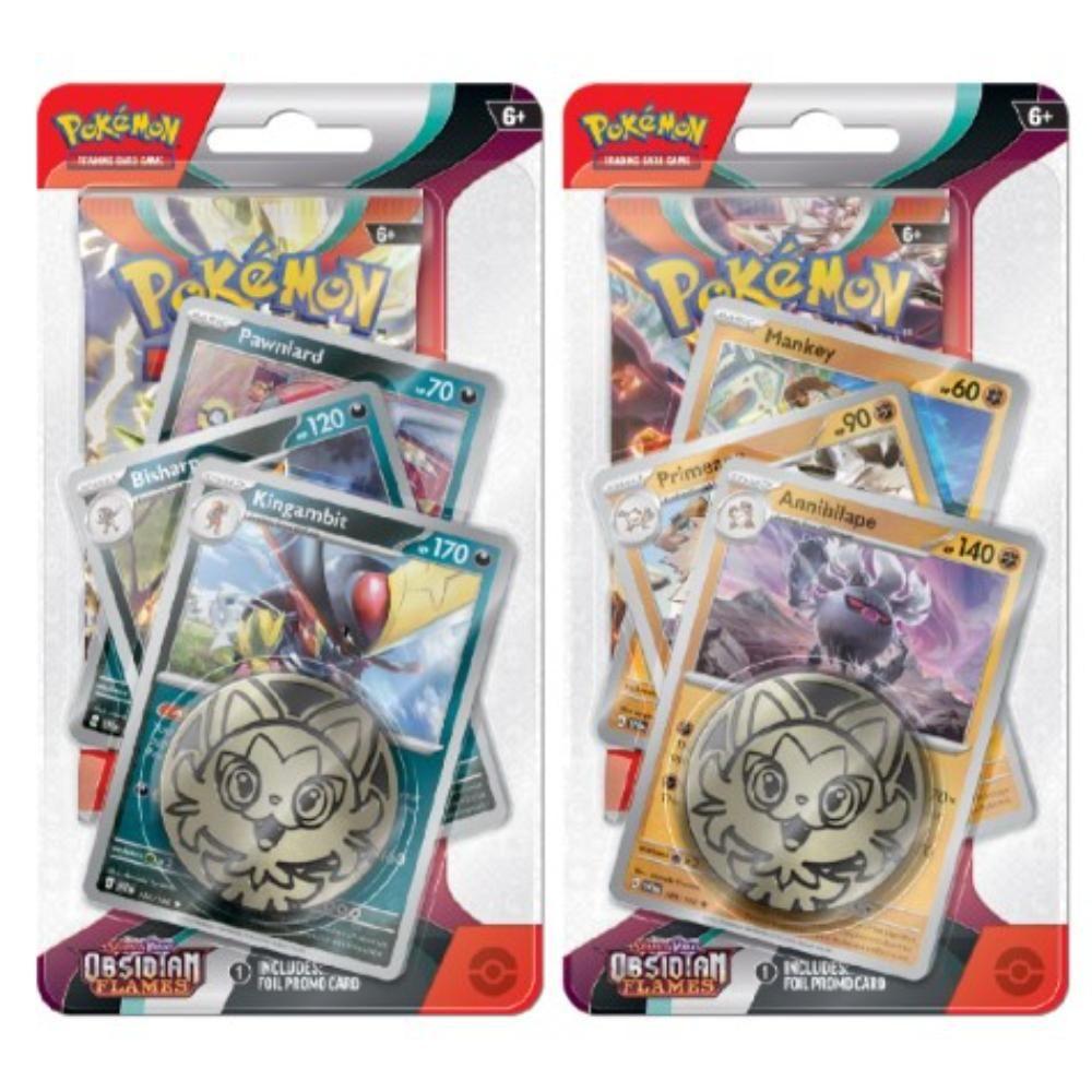 Pokemon TCG Scarlet & Violet 3 SV03 Obsidian Flame Checklane Blister