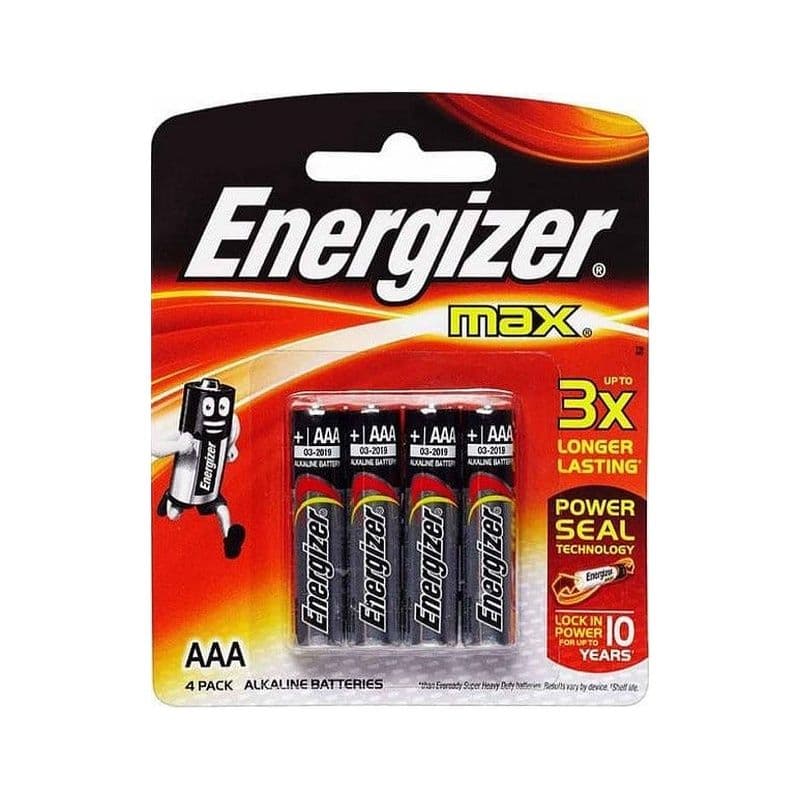Energizer Aaa Alkaline Battery Pack Of 4
