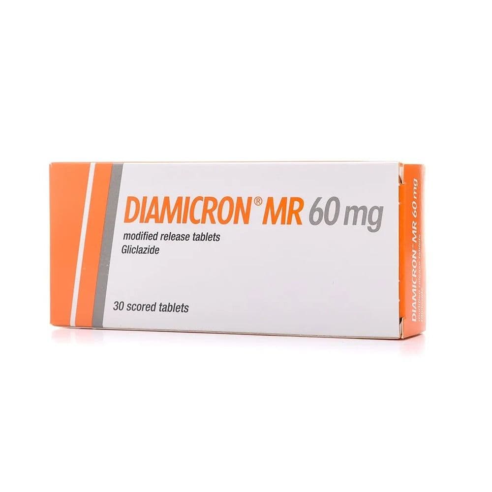 Diamicron Mr 60 Mg 30 Tablets