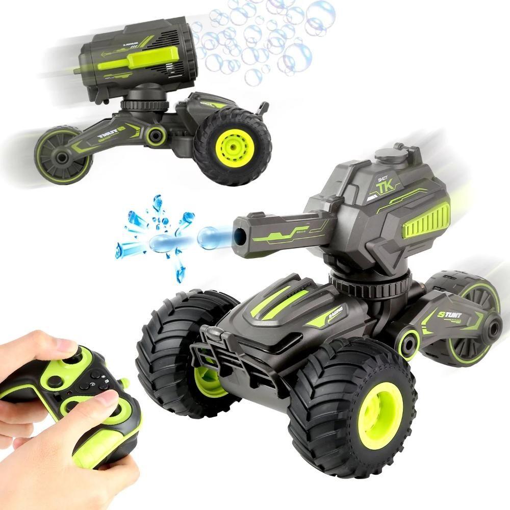 4-in-1 Bubble & Beads Shooting Remote Control Car