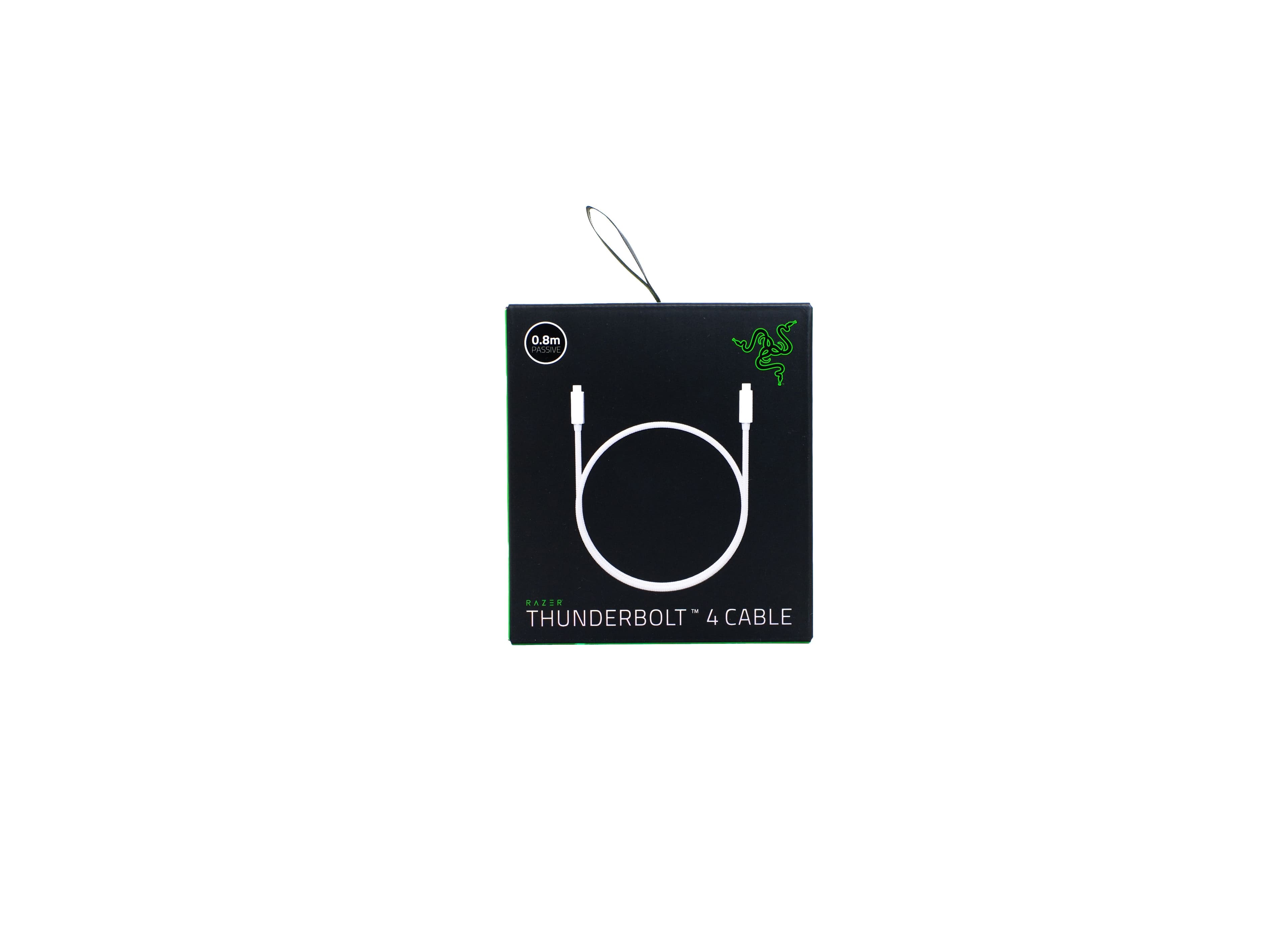 Razer Thunderbold 4 Cable White