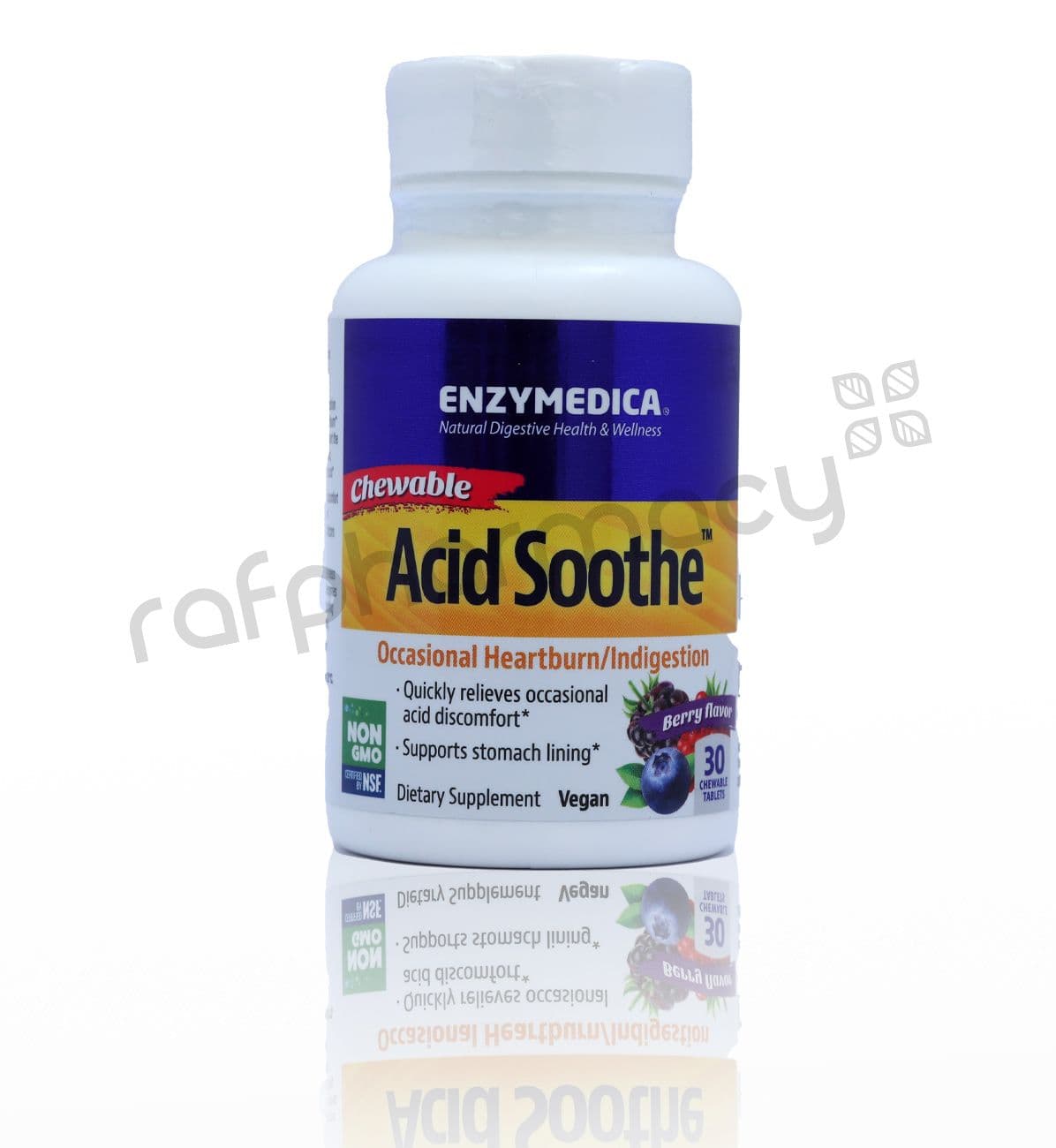 Enzymedica Acid Soothe Chewable Tablets 30'S#18973