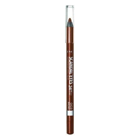 Rimmel London Scandal Eyes Waterproof Kohl Kajal Eyeliner 003 Brown