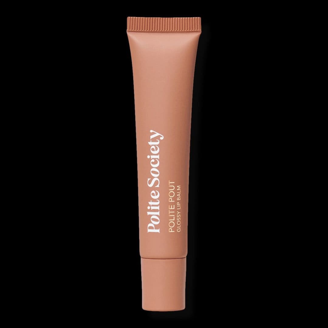 Polite Pout Glossy Lip Balm French Caramel