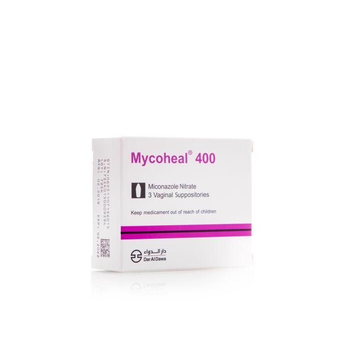 Mycoheal 400 Mg Vaginal Suppositories 3 S