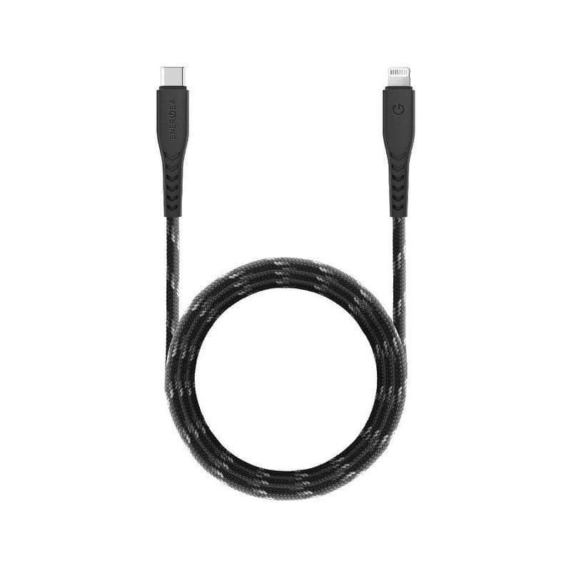 Energea Nyloflex Cable, Usb-C To Lightning C94 Mfi 3M – Black