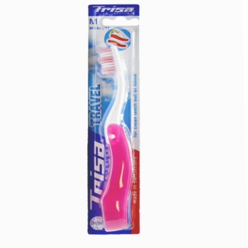 Trisa Travel Medium Toothbrush  1 PC