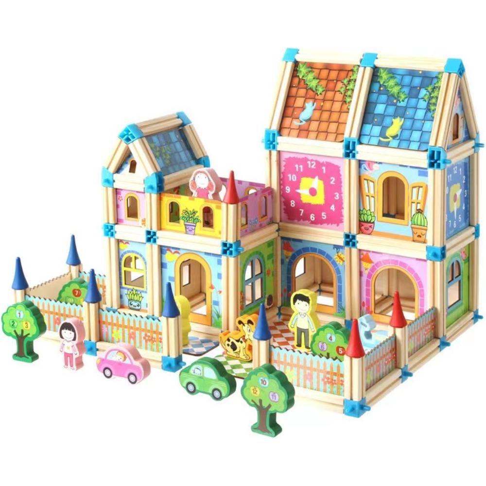 Architecture Wooden Building Blocks (Blln-3508)