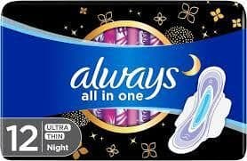 Always All In One Ultra Diamond Night 12 Pads