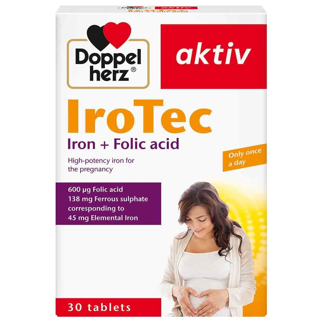 Doppelherz Aktiv Irotec (Iron + Folic Acid) 30TAB