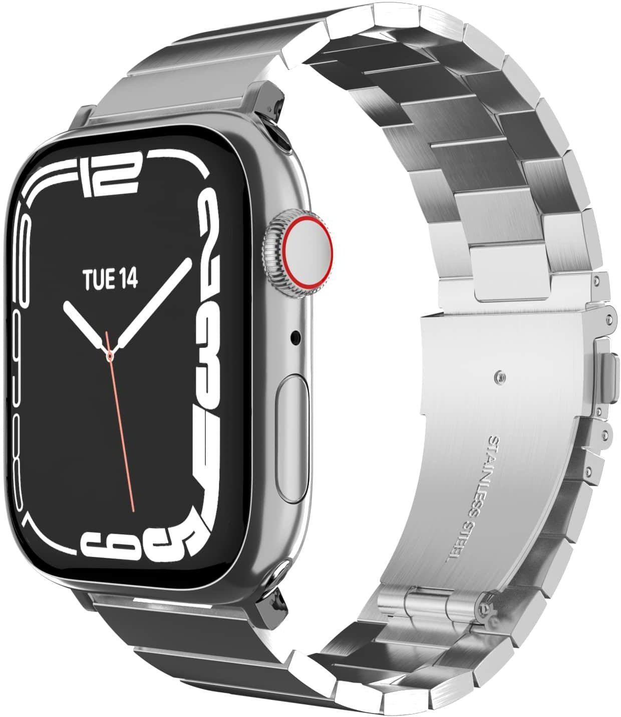 Maestro Stainless Steel Band For Apple Watch 42/44/45/49Mm-Sliver