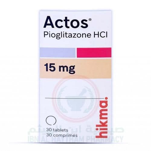 Actos 15Mg Tablets 30'S