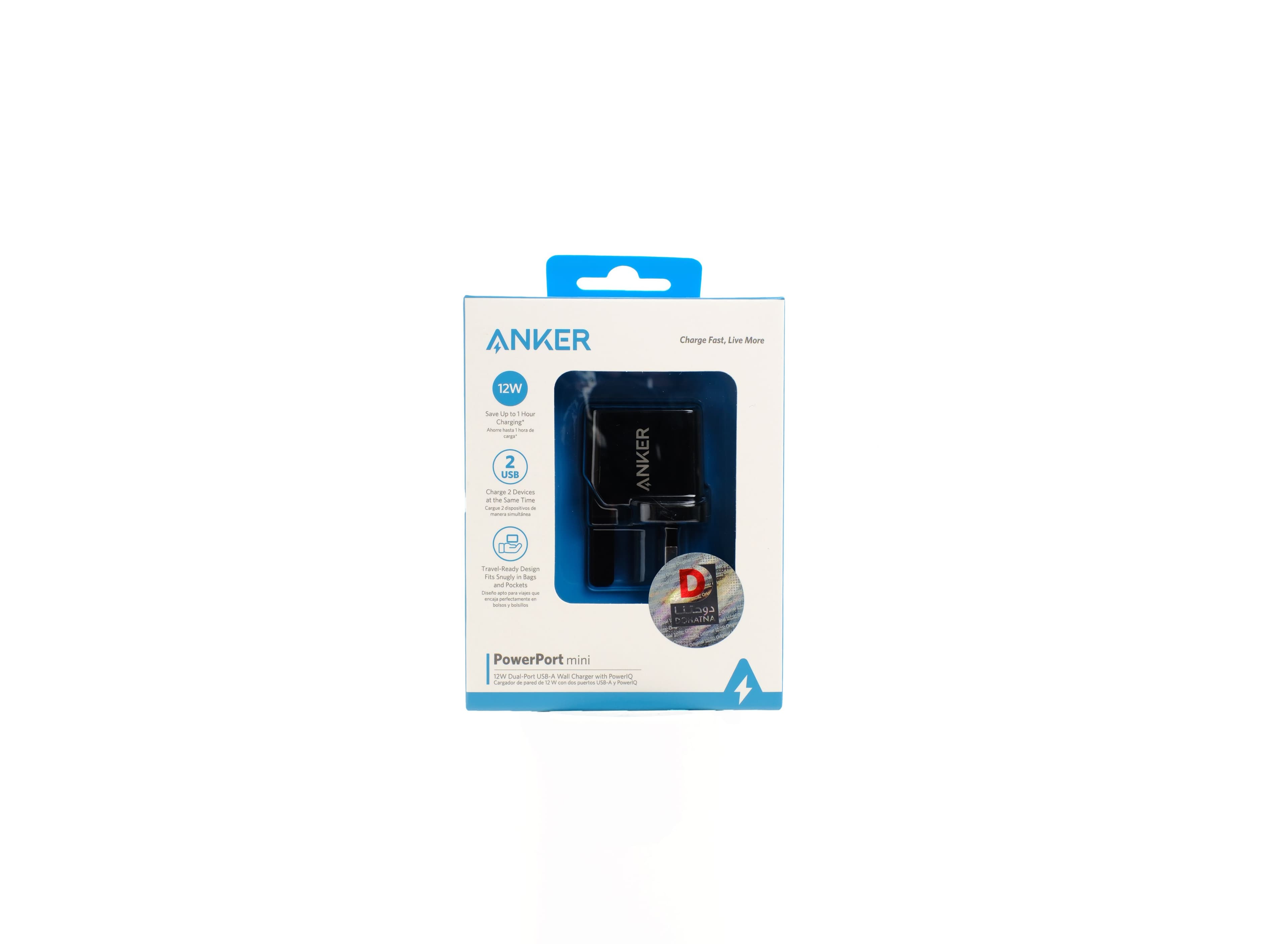Anker Powerport Mini 12W 2 Usb Adapter