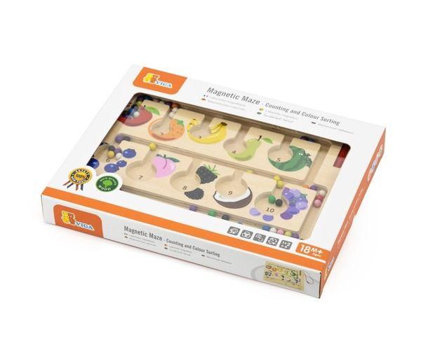 Viga Magnetic Maze - Counting And Colour Sorting