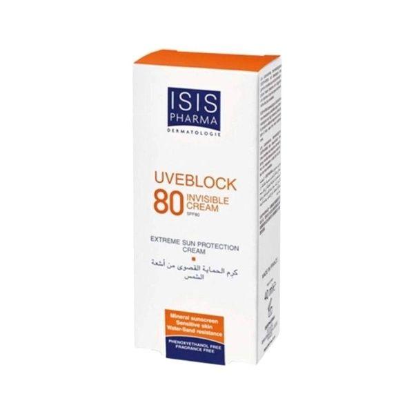 Isis Uveblock Spf 80 Invisible White 40Ml