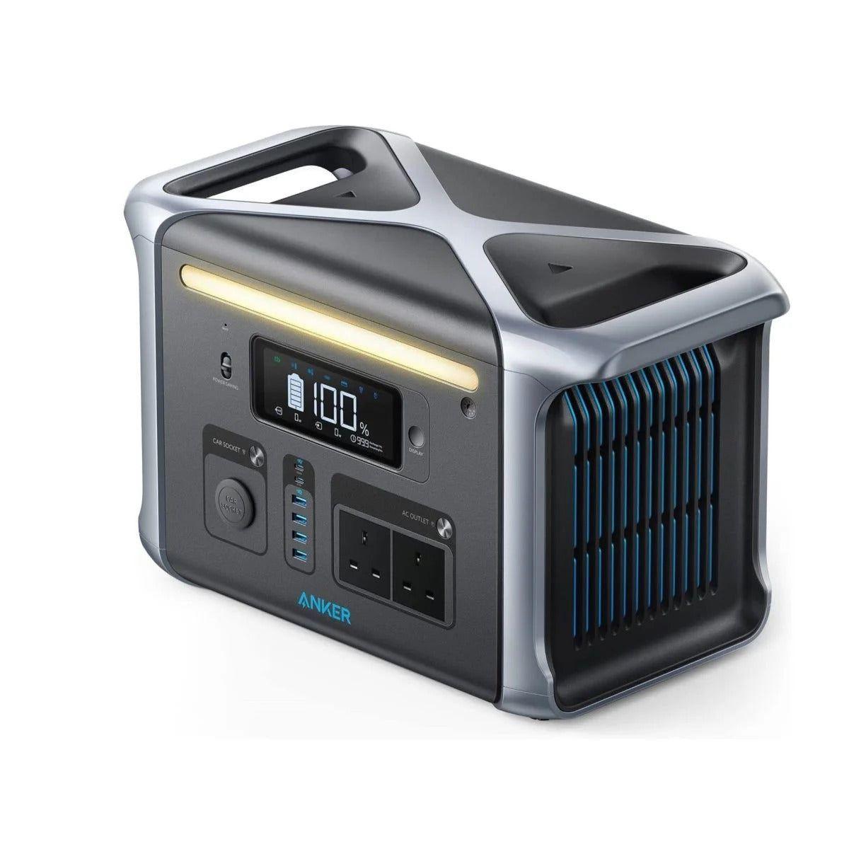 Portable Power Station With 1,500 Watt External Generator