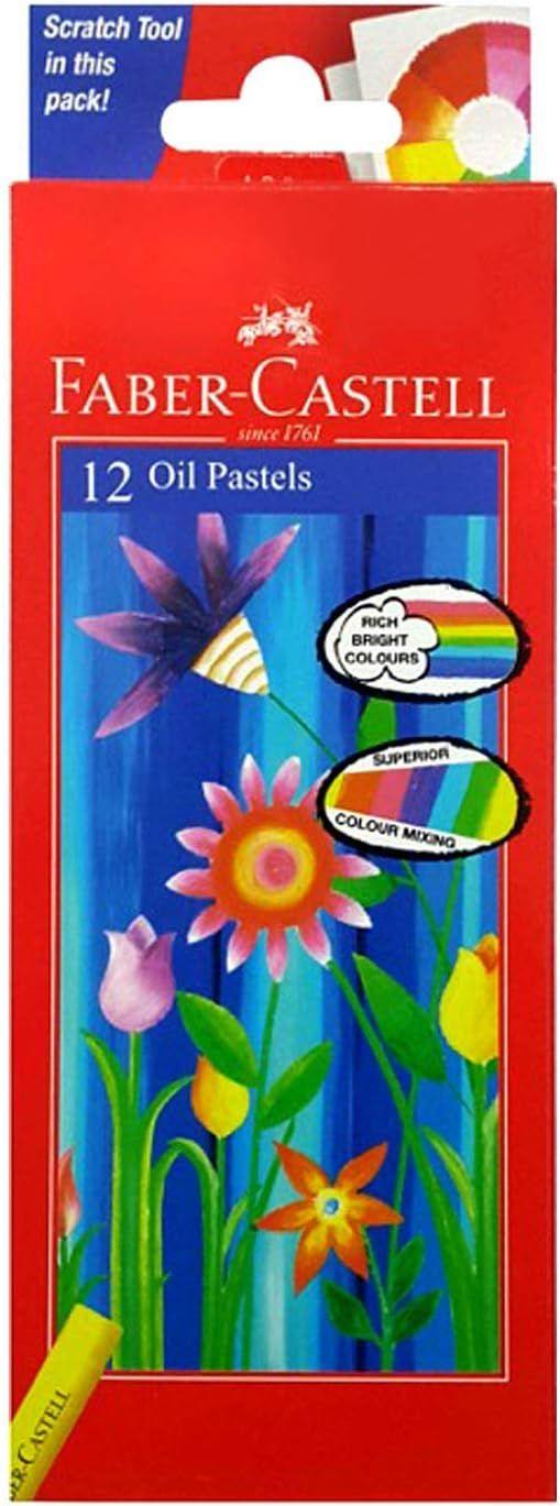 Faber-Castell Oil Pastels 12Color 60Mm Round