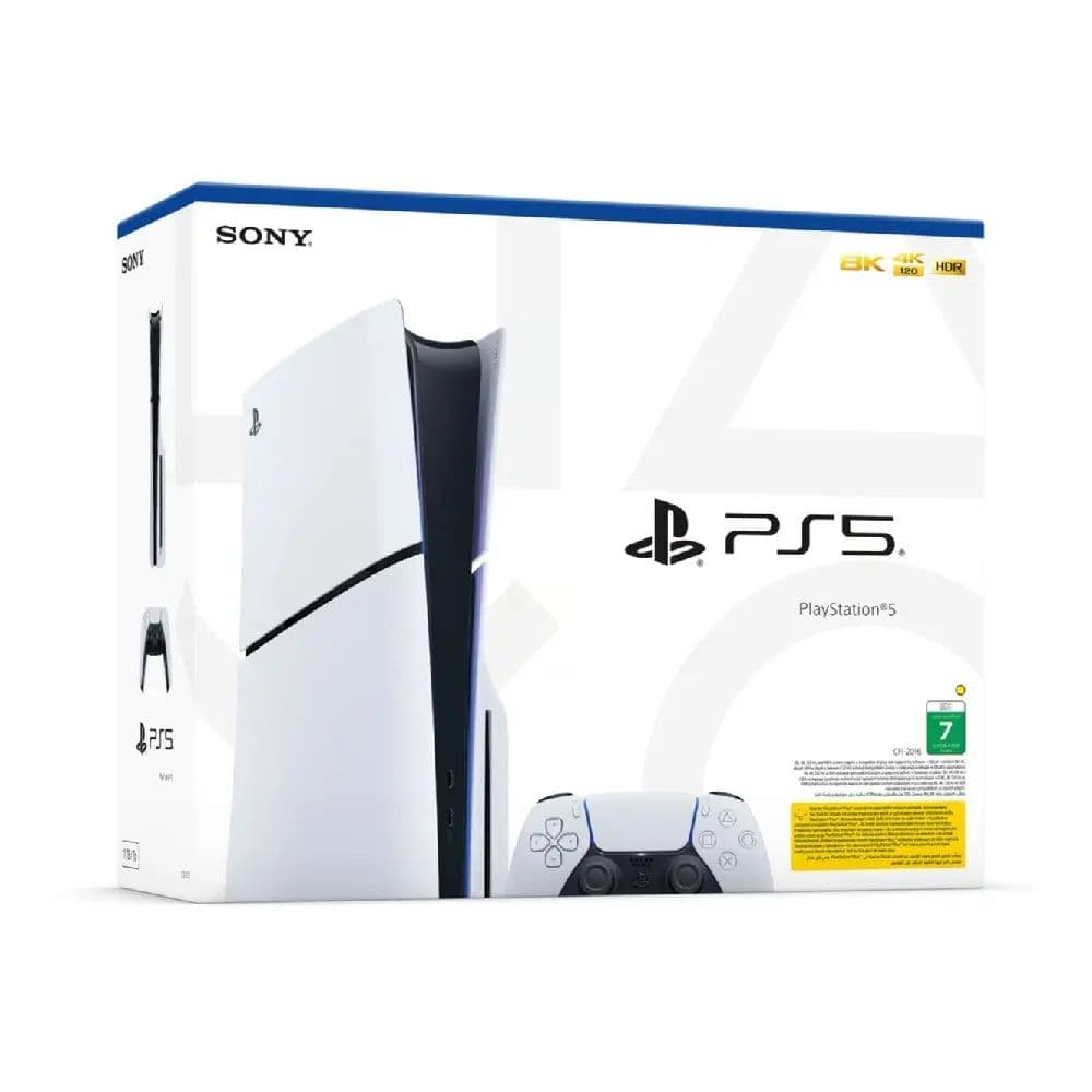 Playstation 5 Slim Disk Console with Dual Sense & Wireless Controller - Sony Ps5.