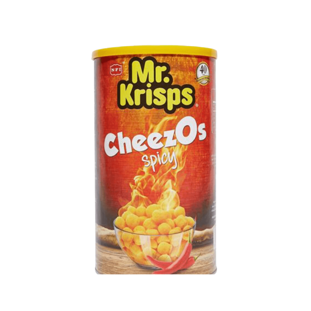 Mr Krisps Cheezos Spicy 80Gm