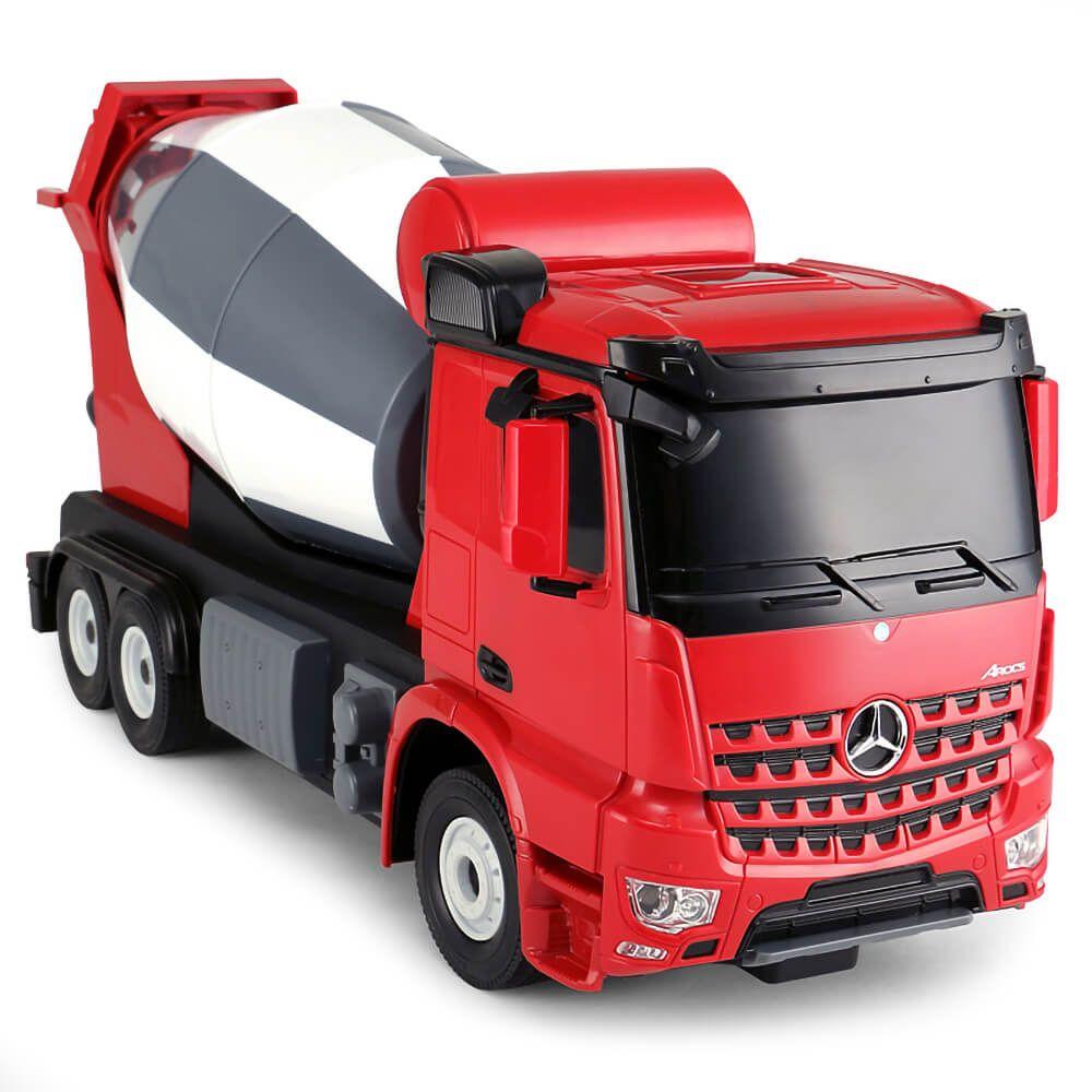 Rastar Mercedes-Benz Arocs Cement Mixer Rc Truck (1:24, Colors May Vary)