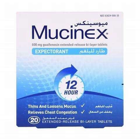 Mucinex Expectorant Tab 1X20'S 015D