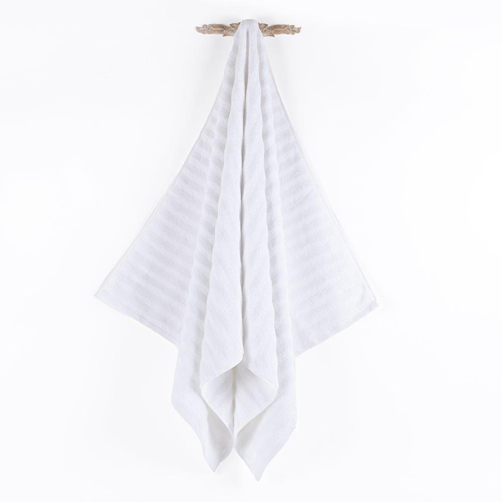 Cesme Bath Towel, Pure White - 600 Gsm, 70X140 Cm