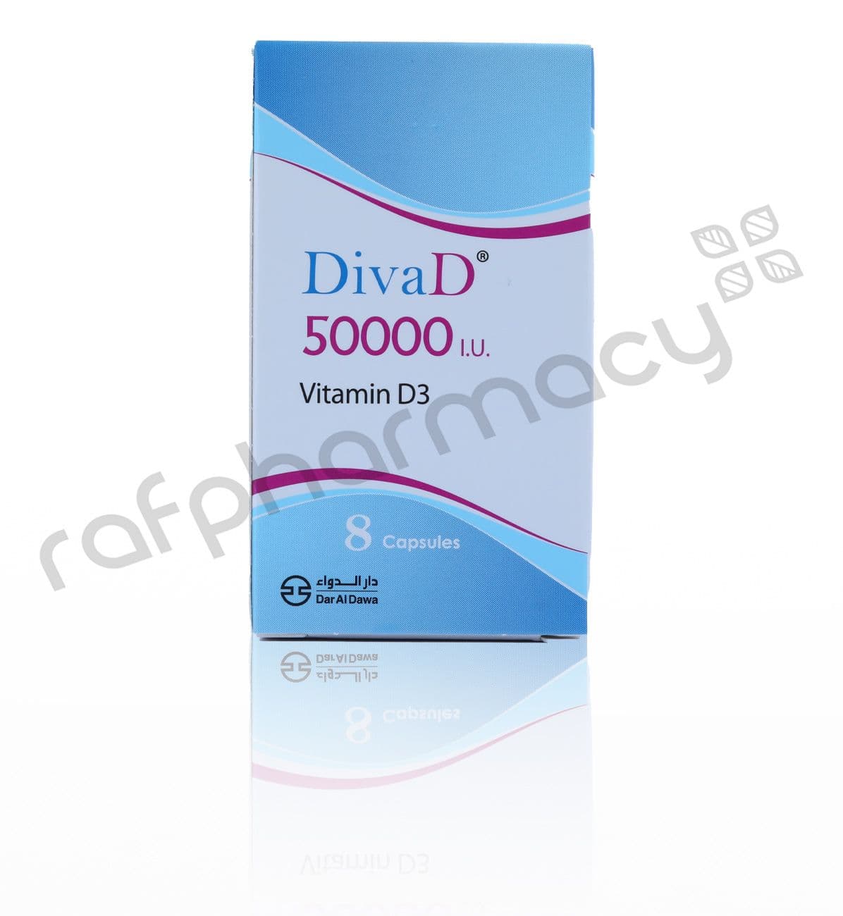 Divad Vitamin D3 50,000Iu Capsules 8'S