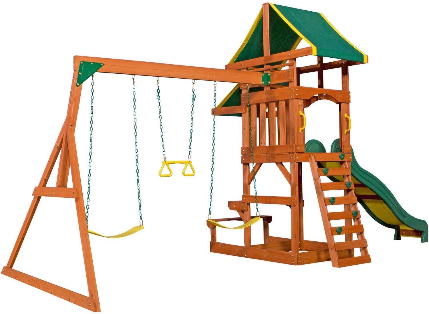 Backyard Discovery Tucson Swing Set -  536cm x 221cm x 287cm  (Note: Please call Toysaloona to check the item availability)