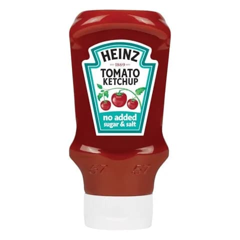 Heinz Tomato Ketchup No Added Sugar And Salt 400Ml