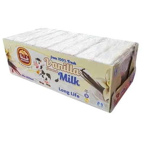 Baladna Long Life Milk Full Fat Vanilla Flavored 200Mlx24'S