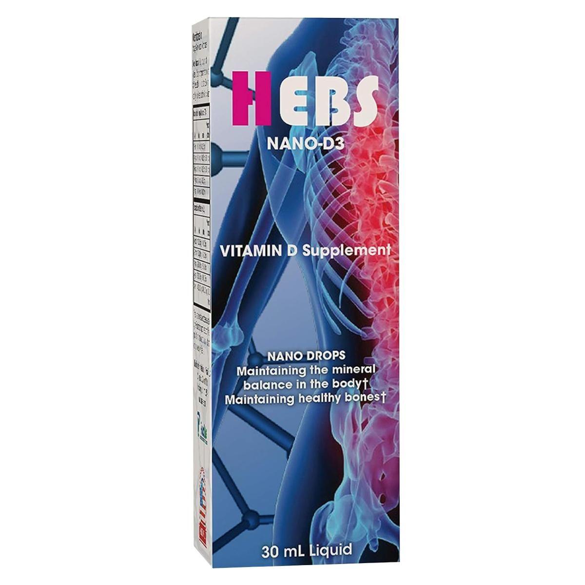 Hebs Vitamin D3 Nano Drops 30Ml