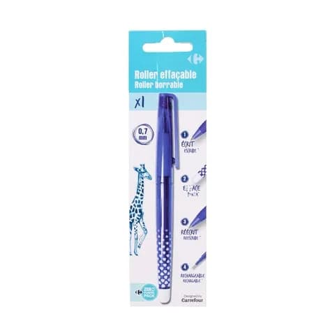 Carrefour Roller Pen Erase Blue