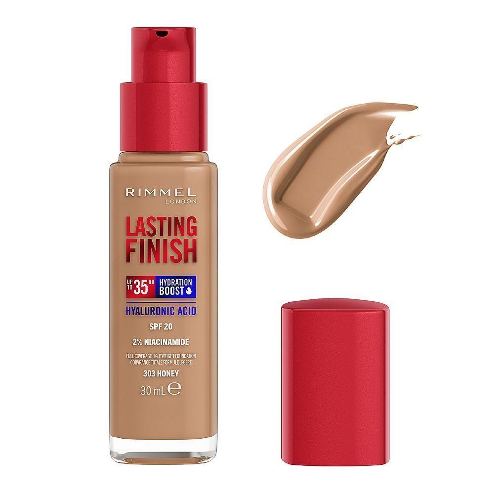 Rimmel London Lasting Finish 35 Hour Foundation 303 Honey 30 Ml