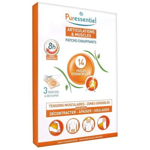 Puressentiel Muscles And Joints Heating Patch  3 PC